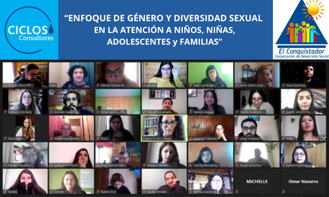 Curso “Enfoque de Género y Diversidad Sexual en la Atención a Niños, Niñas, Adolescentes y Familias” para Fundación El Conquistador